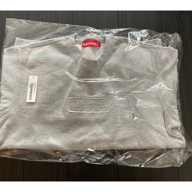 Supreme cutout logo crewneck Mスウェット