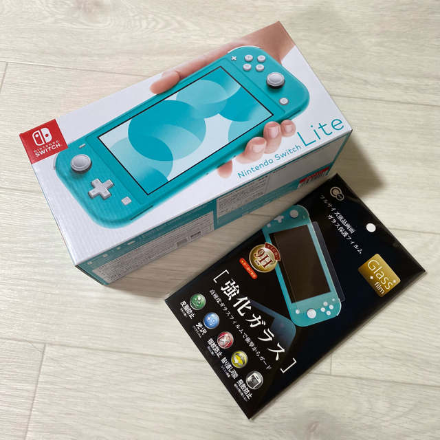 ［新品］Nintendo Switch  Lite ターコイズ＋保護フィルム任天堂