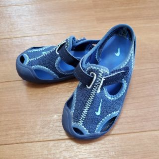 ナイキ(NIKE)のNIKE サンダル ブルー 14cm(サンダル)