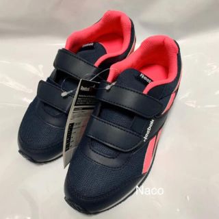 リーボック(Reebok)のReebok スニーカー 20cm ネイビー×ピンク 未使用(スニーカー)