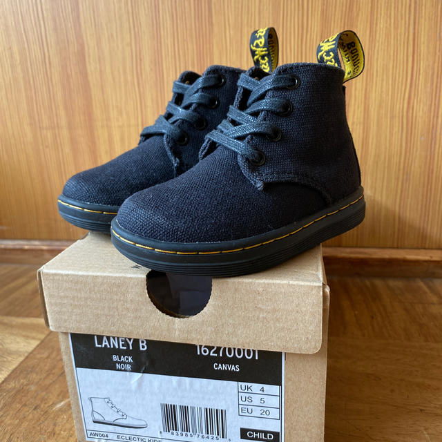 Dr.Martens(ドクターマーチン)の【中古】ドクターマーチン ベイビー ブラック ブーツ 12cm キッズ/ベビー/マタニティのベビー靴/シューズ(~14cm)(ブーツ)の商品写真