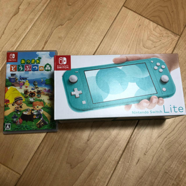 新品未開封　ニンテンドースイッチ本体ライト+あつまれどうぶつの森　セット