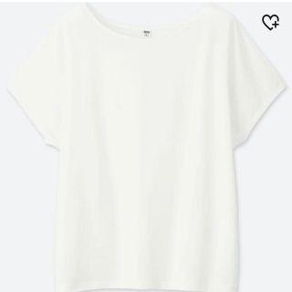 ユニクロ(UNIQLO)のUNIQLO ユニクロ ドレープクルーネックT（半袖）(Tシャツ(半袖/袖なし))