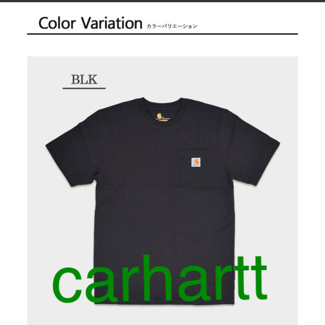 carhartt(カーハート)のcarhartt カーハート メンズ Tシャツ ブラック メンズのトップス(Tシャツ/カットソー(半袖/袖なし))の商品写真