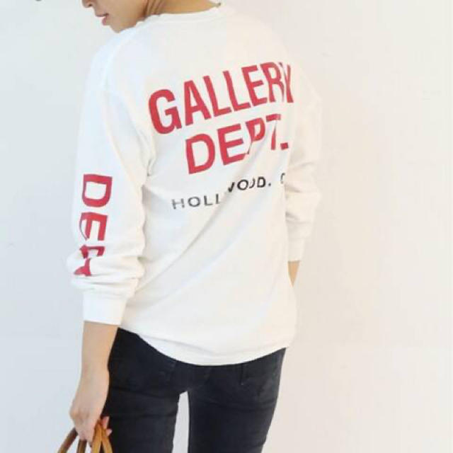 DeuxiemeClasse GALLERY DEPT BACKプリント ロンT