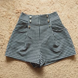 ヘザー(heather)のheather ヘザー チェック柄 ショートパンツ キュロット(ショートパンツ)