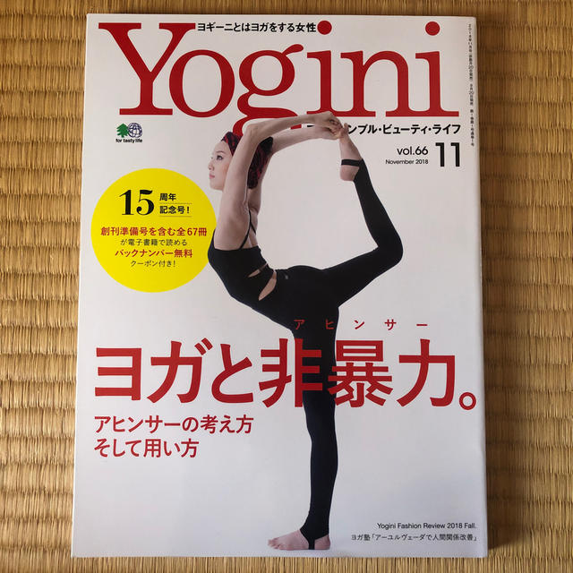 softcream様専用 Yogini(ヨギーニ) 2018年 11月号 エンタメ/ホビーの雑誌(その他)の商品写真