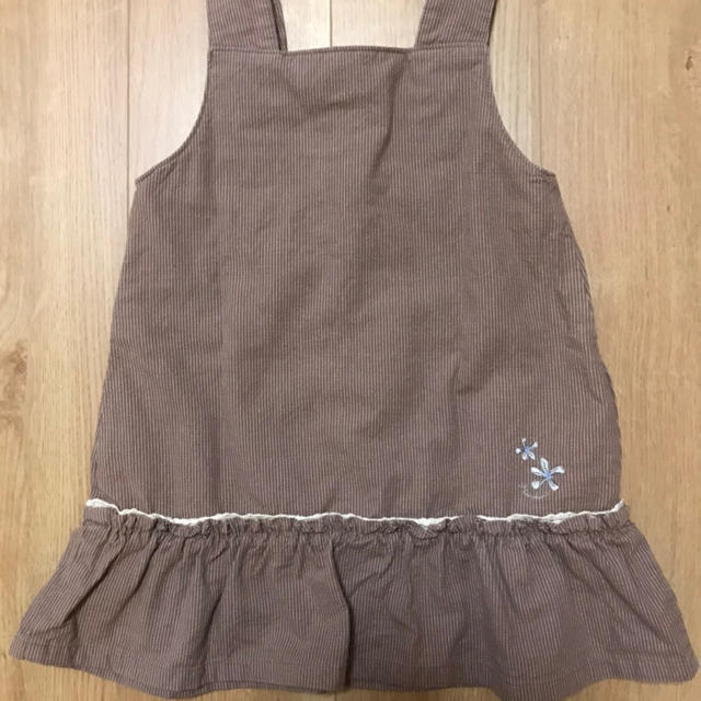 ピアンシェリ Piancheri ジャンパースカート ワンピース 100cm キッズ/ベビー/マタニティのキッズ服女の子用(90cm~)(ワンピース)の商品写真