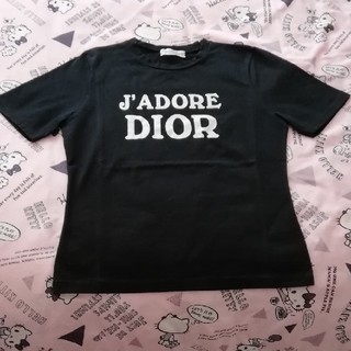 クリスチャンディオール(Christian Dior)のChristian Dior 半袖Tシャツ　黒(Tシャツ(半袖/袖なし))