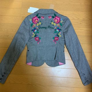 デニーローズ(DENNYROSE)の新品未使用　DENY ROSE 刺繍ショートジャケット(テーラードジャケット)