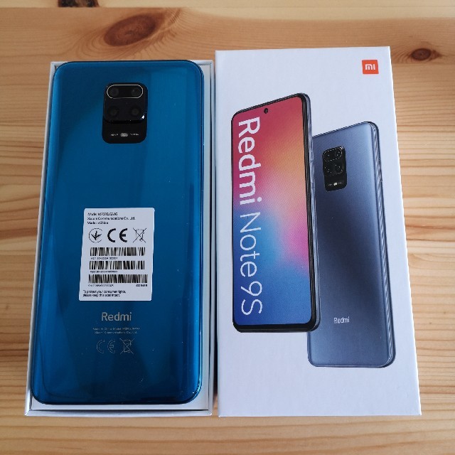 【ほぼ未使用】Xiaomi Redmi Note 9S ブルー