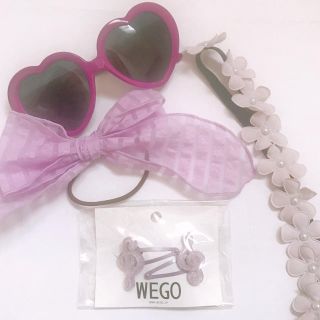 ウィゴー(WEGO)の紫グッズ ジャニーズ ライブ(アイドルグッズ)