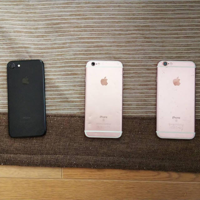 iphone 6s 64GB  2台  iphone  7 64GB ジャンク品 1