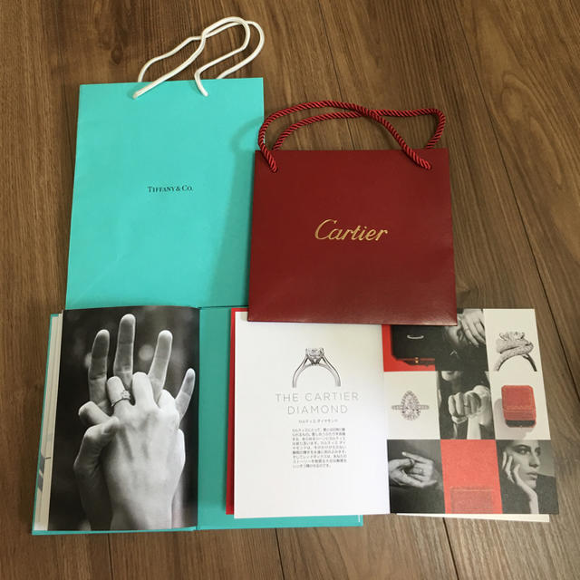 Tiffany & Co.(ティファニー)の【セットお買得商品】カルティエ・ティファニー ショッピング袋 とBOOKセット コスメ/美容のベースメイク/化粧品(その他)の商品写真