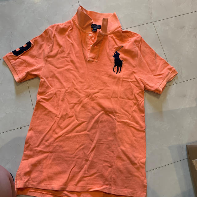 Ralph Lauren(ラルフローレン)の170cm ラルフローレン　ポロシャツ　オレンジ メンズのトップス(ポロシャツ)の商品写真
