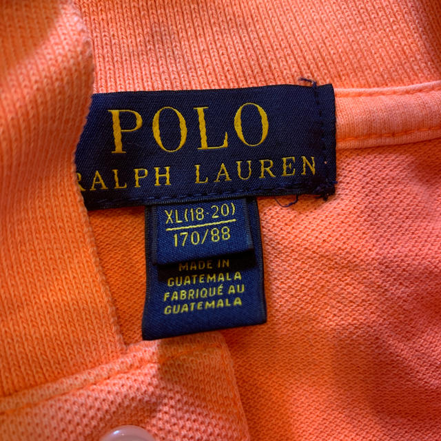 Ralph Lauren(ラルフローレン)の170cm ラルフローレン　ポロシャツ　オレンジ メンズのトップス(ポロシャツ)の商品写真