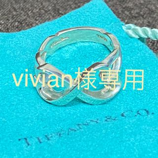 ティファニー(Tiffany & Co.)のTiffany&Co リング　ダブルラビングハート　シルバー(リング(指輪))