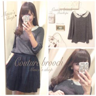 アナトリエ(anatelier)の新品♡Couturebroochトップス(カットソー(長袖/七分))