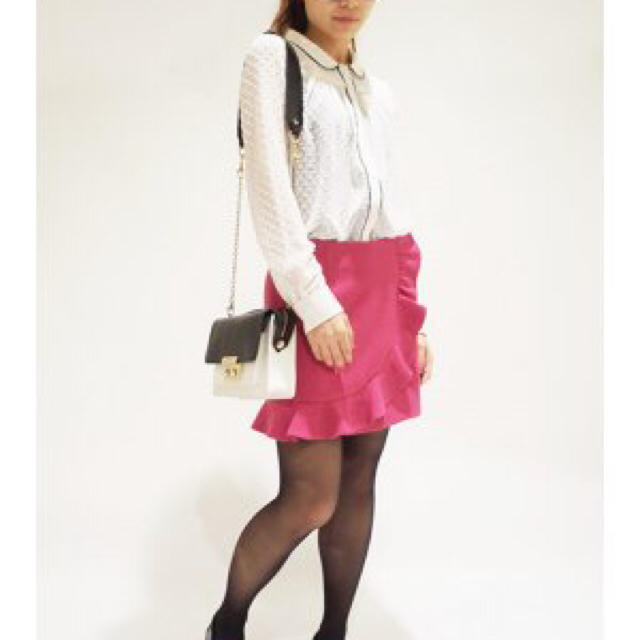 deicy(デイシー)のカラーウールフリルSK レディースのスカート(ミニスカート)の商品写真