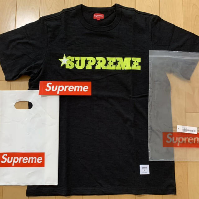 新品L】Supreme Star Logo S/S Top Tee 黒 | porobet.cz