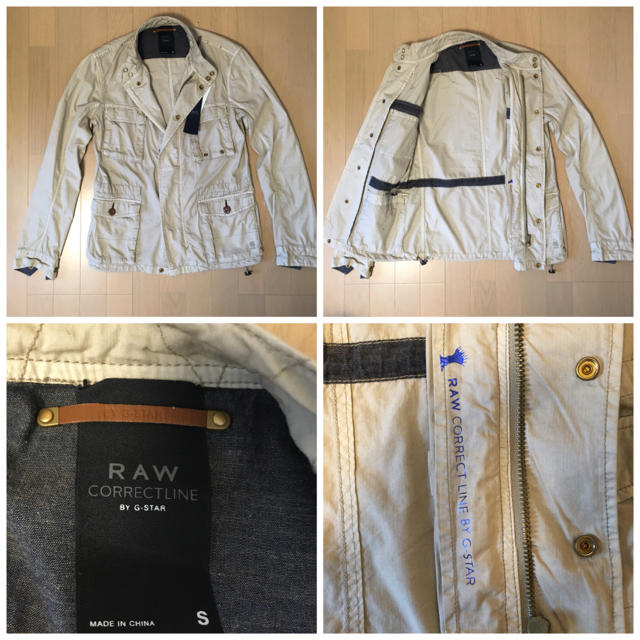 G-STAR RAW(ジースター)の新品未使用　ジースターロゥ　G-STAR RAW ミリタリージャケット　S メンズのジャケット/アウター(ミリタリージャケット)の商品写真