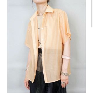 エモダ(EMODA)の【タグ付き新品】HELK シースルーシャツ(シャツ/ブラウス(半袖/袖なし))