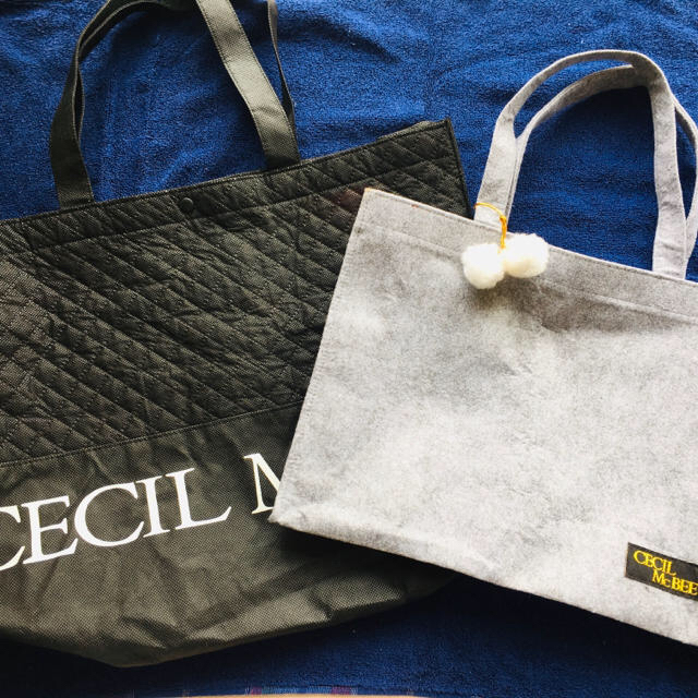 CECIL McBEE(セシルマクビー)のショップバッグ　セシルマクビー　エコバッグ レディースのバッグ(ショップ袋)の商品写真