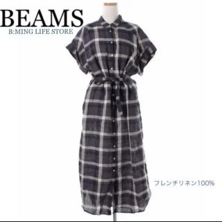 ビーミング ライフストア バイ ビームス(B:MING LIFE STORE by BEAMS)のBAMES　フレンチリネンマキシワンピース(ロングワンピース/マキシワンピース)