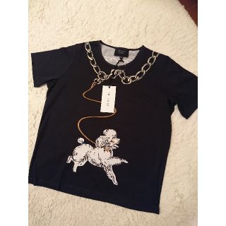 リステア(RESTIR)のLULU & CO🖤プードルTシャツ🐩🐩🐩新品未使用 リステア  (Tシャツ(半袖/袖なし))