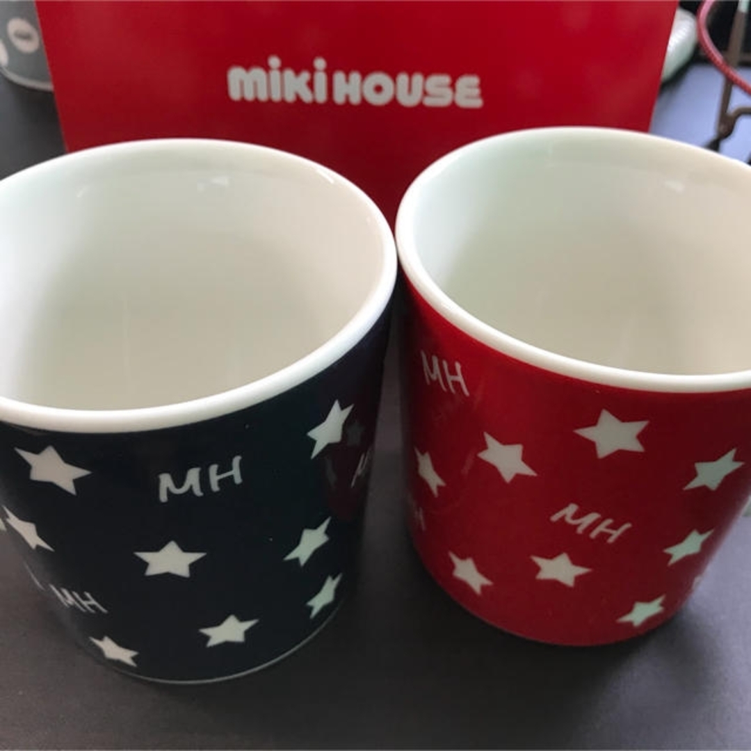 mikihouse(ミキハウス)のミキハウスmikihouse マグカップ 2P インテリア/住まい/日用品のキッチン/食器(グラス/カップ)の商品写真