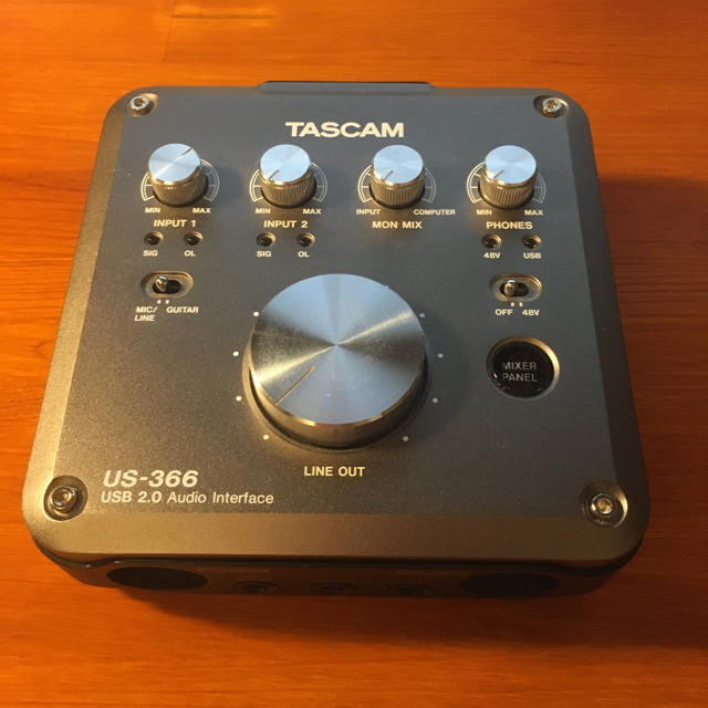 tascam us-366 楽器のDTM/DAW(オーディオインターフェイス)の商品写真