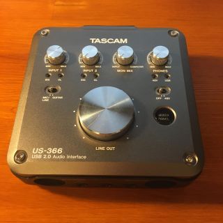 tascam us-366(オーディオインターフェイス)