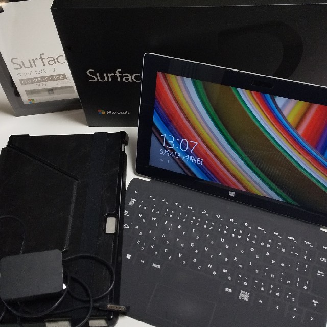 送料無料【Office付き】Surface2 本体＋純正キーボード＋専用カバー