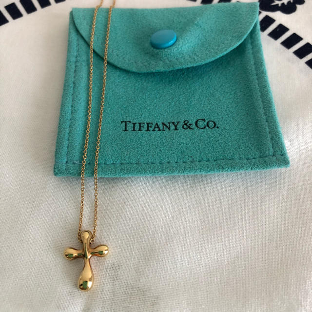 《Tiffany & Co.》人気❣️クロスペンダントネックレス