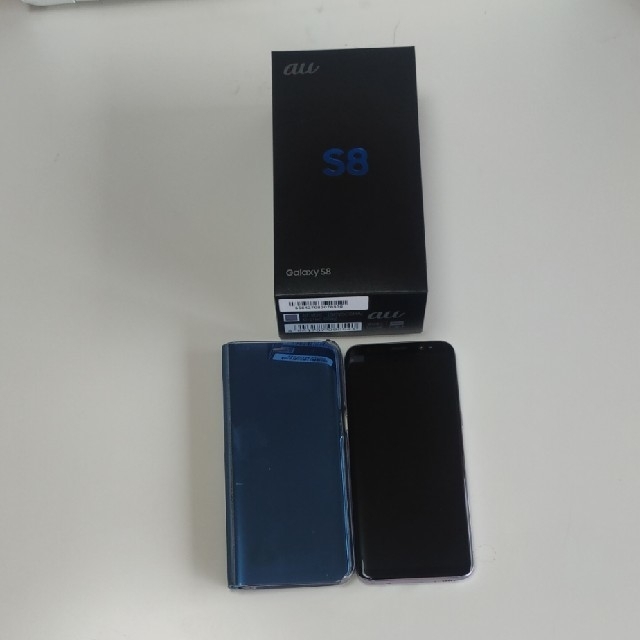 Galaxy S8 Gray 64 GB au ＋おまけ(純正ケース&フィルム)スマホ/家電/カメラ