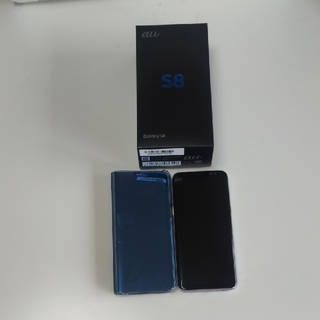 サムスン(SAMSUNG)のGalaxy S8 Gray 64 GB au ＋おまけ(純正ケース&フィルム)(スマートフォン本体)