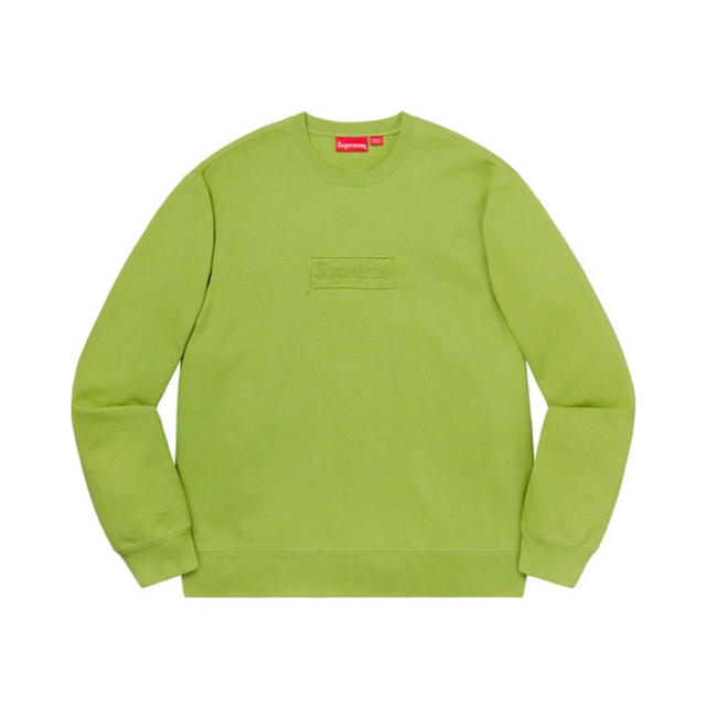 スウェット【XL】Supreme Cutout Logo Crewneck