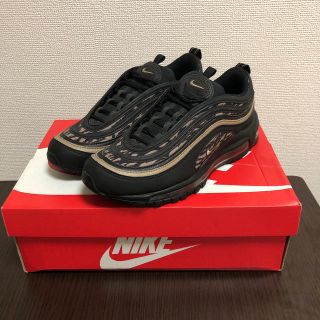 ナイキ(NIKE)のナイキ エアマックス97 ヒョウ柄 ブラック26センチ(スニーカー)