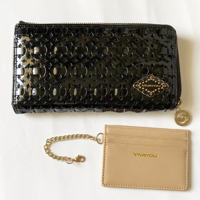 VIVAYOU(ビバユー)のVIVAYOU 財布 黒 パスケース レディースのファッション小物(財布)の商品写真