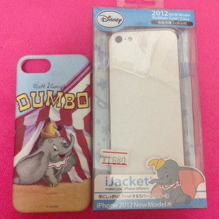 ディズニー(Disney)のダンボケース（iPhone5/5s用）(モバイルケース/カバー)