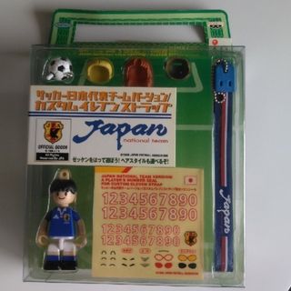 フィギア　ストラップ　サッカー日本代表モデル(記念品/関連グッズ)