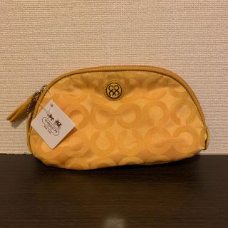 コーチ(COACH)のCOACH 黄色いポーチ 49341E(ポーチ)