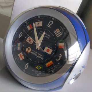 セイコー(SEIKO)の時計　サッカーワールドカップ　公式記念時計(置時計)