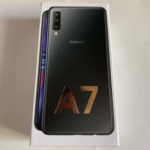 【SIMフリー】サムソンGALAXY A7 本体 ブラック 備品＆箱付きオマケ付