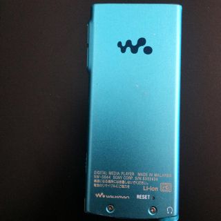 ウォークマン(WALKMAN)のポータブルオーディオ ウォークマン  (ブルー) [NW-S644](ポータブルプレーヤー)