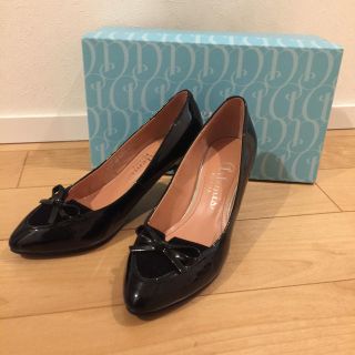 ダイアナ(DIANA)のパンプス 22.5 黒 美品(ハイヒール/パンプス)