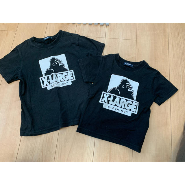 XLARGE(エクストララージ)の兄弟⭐️お揃い キッズ/ベビー/マタニティのキッズ服男の子用(90cm~)(Tシャツ/カットソー)の商品写真