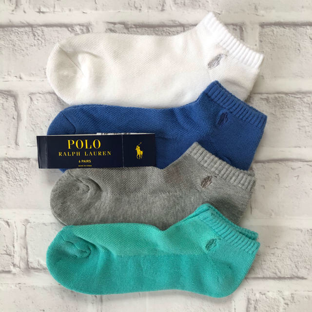 POLO RALPH LAUREN(ポロラルフローレン)の☆☆数量限定・お買得セット☆☆ ラルフローレン レディース靴下 4足セット レディースのレッグウェア(ソックス)の商品写真