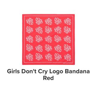 シュプリーム(Supreme)のGirls Don’t Cry Logo Bandana(バンダナ/スカーフ)