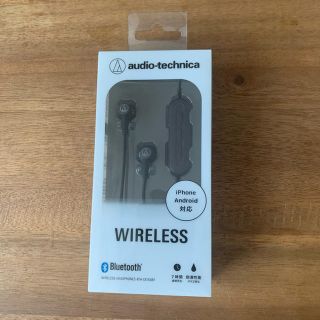 オーディオテクニカ(audio-technica)の送料込・新品オーディオテクニカ ワイヤレスイヤホン ATH-CK150BT 　黒(ヘッドフォン/イヤフォン)